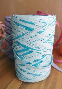 Upscale Raffia Blue & White  - 5mm x 50 meters